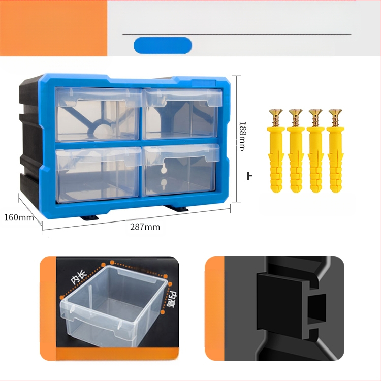 PP πλαστικό κιβώτιο αποθήκευσης εξαρτημάτων βιδών με διαχωριστικά συρταριών, ντουλάπι με συρτάρια за μικρά εξαρτήματα και αξεσουάρ επισκευής κινητών, διαμορφώσεις 8/16/38/64 διαμερισμάτων