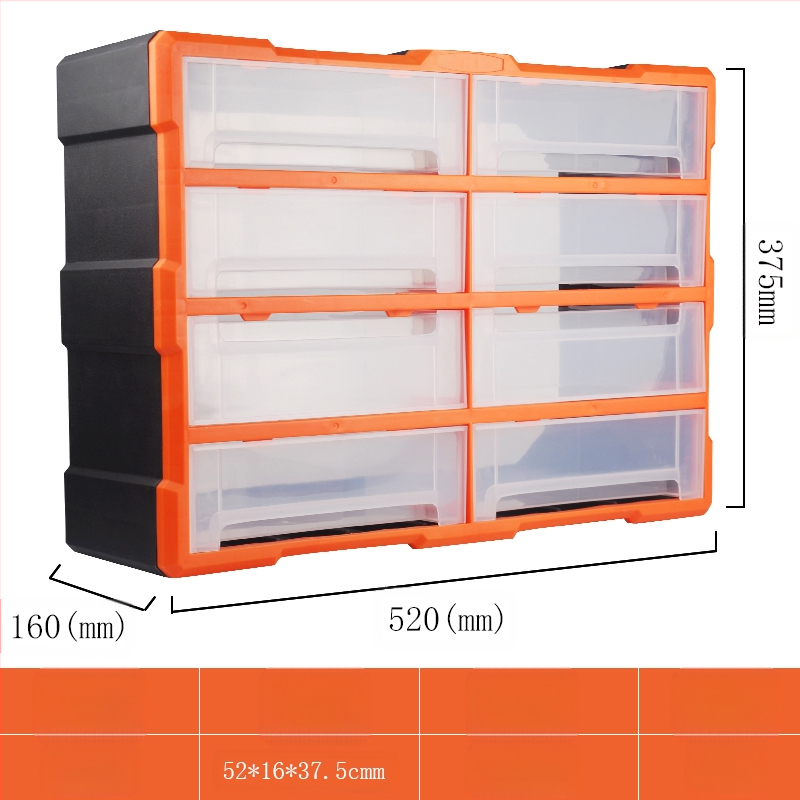 PP πλαστικό κιβώτιο αποθήκευσης εξαρτημάτων βιδών με διαχωριστικά συρταριών, ντουλάπι με συρτάρια за μικρά εξαρτήματα και αξεσουάρ επισκευής κινητών, διαμορφώσεις 8/16/38/64 διαμερισμάτων