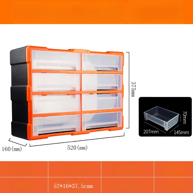 PP πλαστικό κιβώτιο αποθήκευσης εξαρτημάτων βιδών με διαχωριστικά συρταριών, ντουλάπι με συρτάρια за μικρά εξαρτήματα και αξεσουάρ επισκευής κινητών, διαμορφώσεις 8/16/38/64 διαμερισμάτων