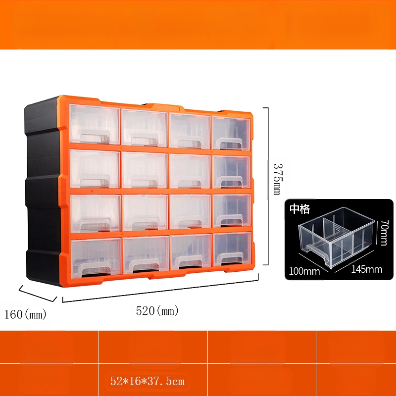 PP πλαστικό κιβώτιο αποθήκευσης εξαρτημάτων βιδών με διαχωριστικά συρταριών, ντουλάπι με συρτάρια за μικρά εξαρτήματα και αξεσουάρ επισκευής κινητών, διαμορφώσεις 8/16/38/64 διαμερισμάτων