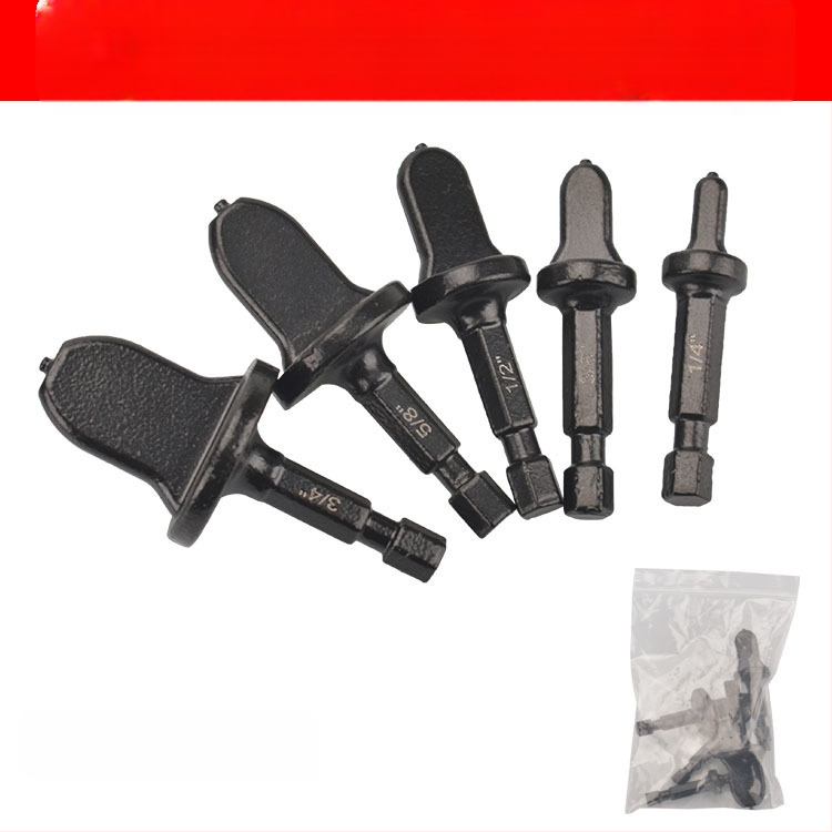 11-vnt šešiakampio veleno rankenos plėtiklis varinėms vamzdžiams, suderinamas su gręžtuvu, anglies plienas