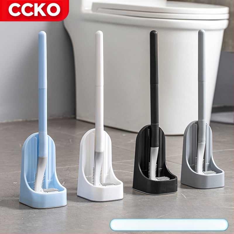 Tualeto šepetėlis be kampų — plastikas, svoris 0.5, 1 vnt, pakuotė kartonas, prekės ženklas CCKO