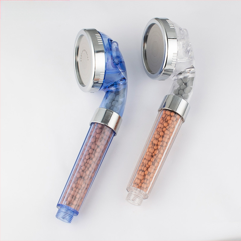 Nešiojama dušos galva su neigiamais jonais, ABS medžiaga, masažo ir lietaus režimai, srieginė montavimas