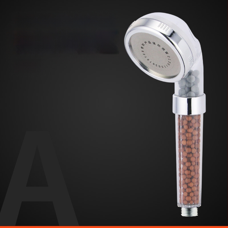 Nešiojama dušos galva su neigiamais jonais, ABS medžiaga, masažo ir lietaus režimai, srieginė montavimas