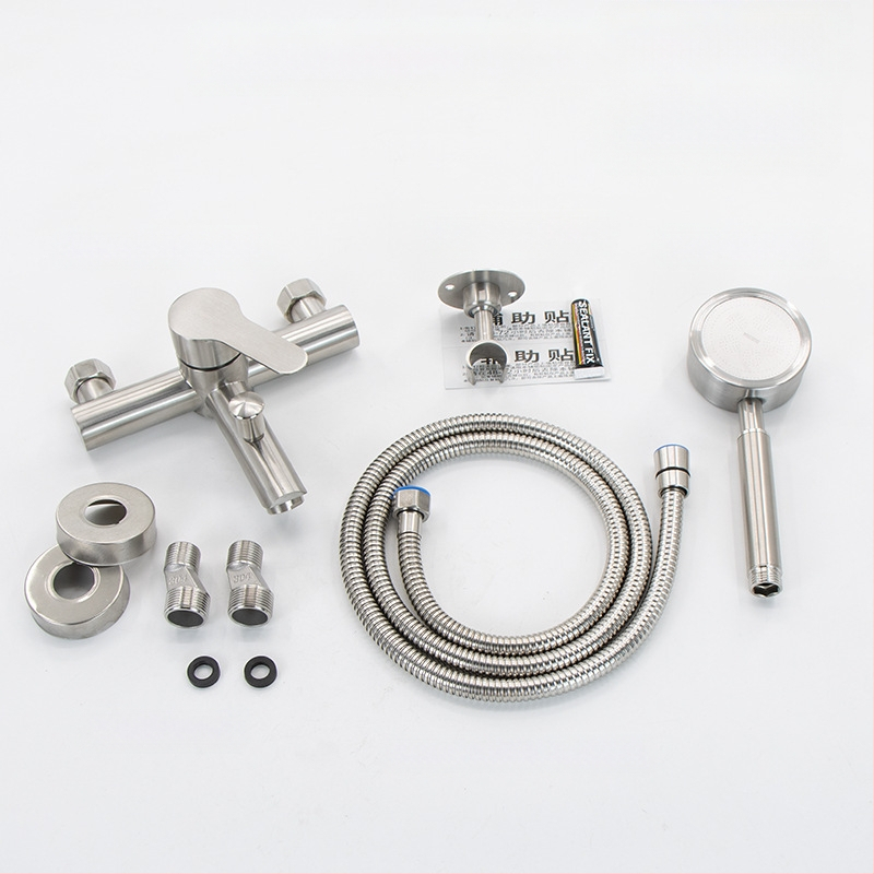 304 nerūdijančio plieno dušo ir vonios čiaupas, sieninis montavimas, karšto ir šalto maišymo vožtuvas, paslėpta įranga, ES CE sertifikatas