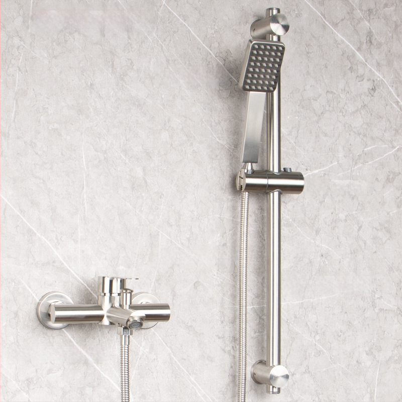 304 nerūdijančio plieno dušo ir vonios čiaupas, sieninis montavimas, karšto ir šalto maišymo vožtuvas, paslėpta įranga, ES CE sertifikatas