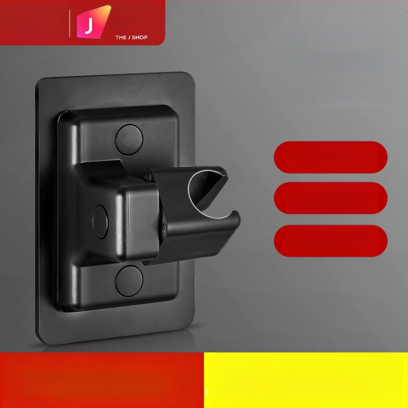 Dušo galvutės laikiklis, reguliuojamas sieninis laikiklis, be gręžimo, ABS