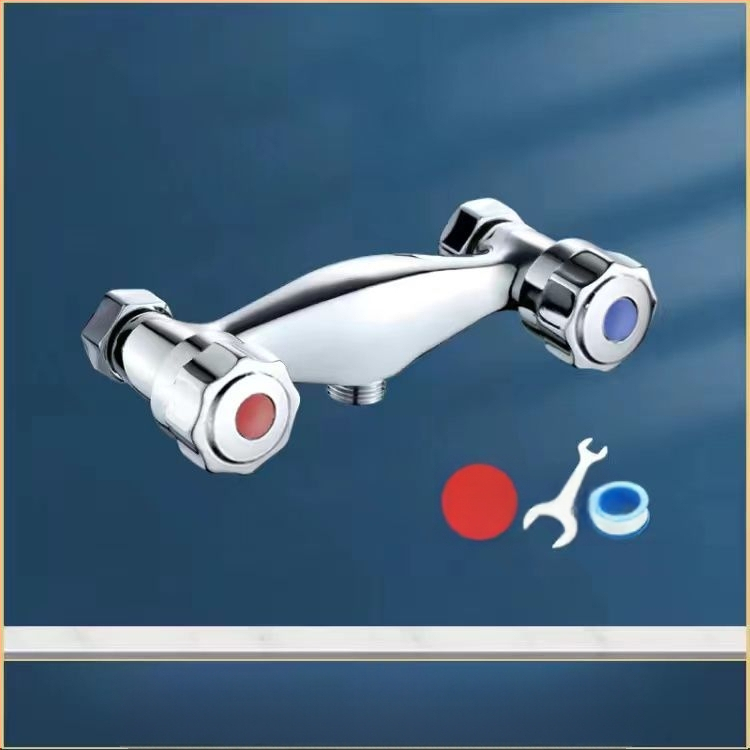 Dušo maišytuvas įmontuojamas į sieną – varinis korpusas, indukcinis atidarymas, sienos montavimas, CE sertifikatas.