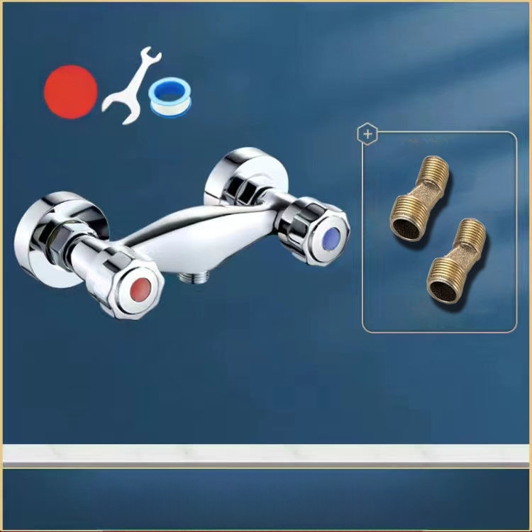 Dušo maišytuvas įmontuojamas į sieną – varinis korpusas, indukcinis atidarymas, sienos montavimas, CE sertifikatas.