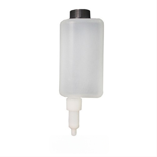 Dozatorius muilui ir vonios/šampūno dėžutė – ABS, 500 g, injekcinis formavimas, šiuolaikinis minimalistinis stilius, rankinis spaudimas