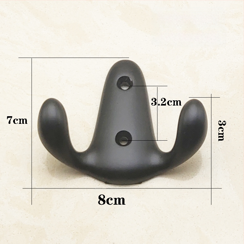 Άγκιστρο ρούχων, Κράμα Ψευδαργύρου, Διπλό Άγκιστρο (Φορτίο >30 kg, Εθνικό Στυλ)