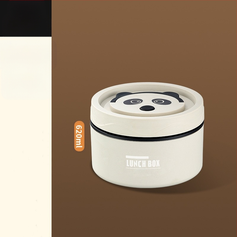 304 nerūsējošā tērauda pusdienu kastīte, apaļa, mikroviļņu droša, vienu slāni, logotipa drukāšana pieejama