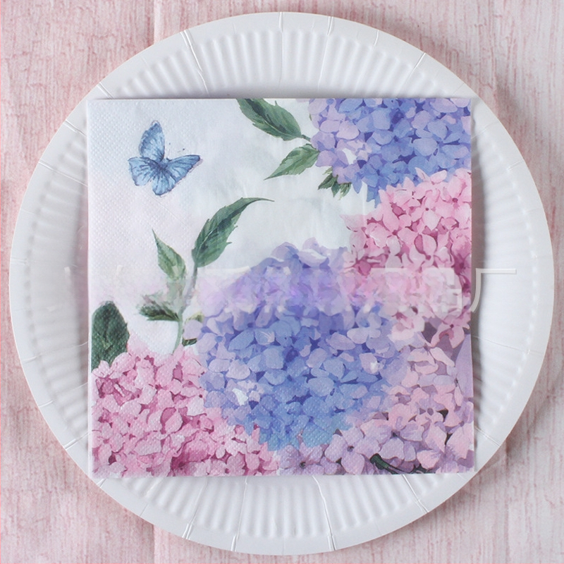 Χαρτοπετσέτα με εκτύπωση τροπικού δάσους σε σκανδιναβικό στυλ, 3-πλά, από virgin ξυλοπολτό, 20 φύλλα, 70 g, δυνατότητα εκτύπωσης λογότυπου