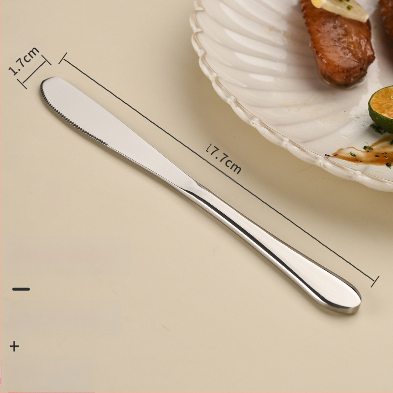 Vaikų peilio ir šakutės komplektas iš nerūdijančio plieno, karikatūrinis lokys, 410 nerūdijantis plienas, veidrodinis poliravimas, pritaikymas įmanomas