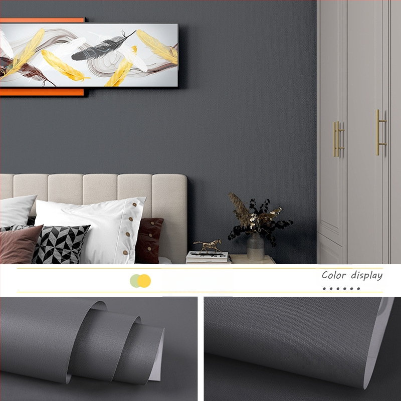 Savaime klijuojamos PVC tapetės, atsparios vandeniui, ugniai, pelėsiams, garso izoliacija, vientisas raštas, tinkama svetainei, miegamajam ir biurui.