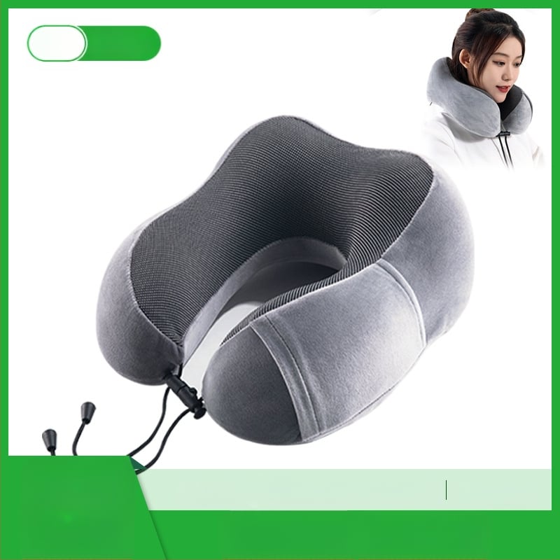 U formos kaklo pagalvė iš atminties putų, skirta biuro poilsiui ir kelionėms, kaklo slankstelių parama, lėktuvo kaklo pagalvė suaugusiems