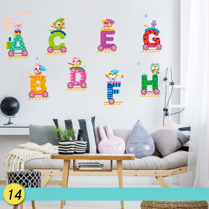 Žirafos karikatūra – aukščio matavimo sienos lipdukas – PVC, Prekės ženklas Shun Ran, Atsparus vandeniui, Modelis 19373433771