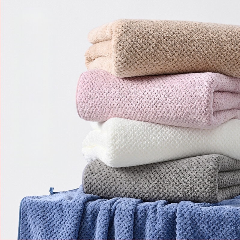 Kupaći ručnik od koralnog fleeca s ananasom, poliester, 150D, 200–300 g, visina dlačica: visoka/niska, za kupanje/plažu