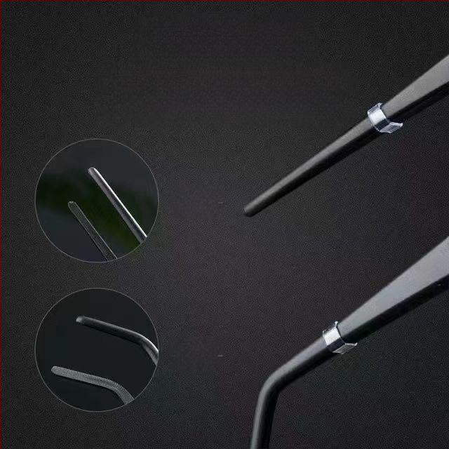 Nerūsējošā tērauda pincetes ūdens augiem, taisns gals, izturīgas pret koroziju, pielāgojamas