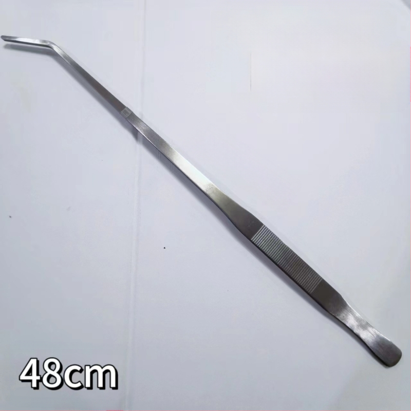 Nerūsējošā tērauda pincetes ūdens augiem, taisns gals, izturīgas pret koroziju, pielāgojamas