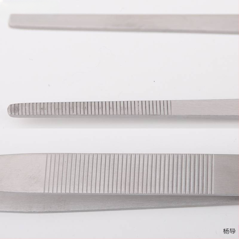 Nerūsējošā tērauda pincetes ar apaļu galvu, neslīdošas, garas akvārijiem (Yang Dao) - rokturis: Cits; gals: Cits; izcelsme: Ķīna