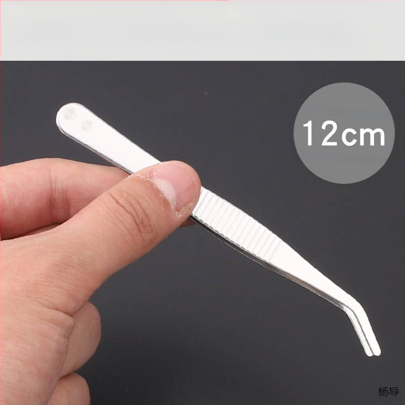 Nerūsējošā tērauda pincetes ar apaļu galvu, neslīdošas, garas akvārijiem (Yang Dao) - rokturis: Cits; gals: Cits; izcelsme: Ķīna