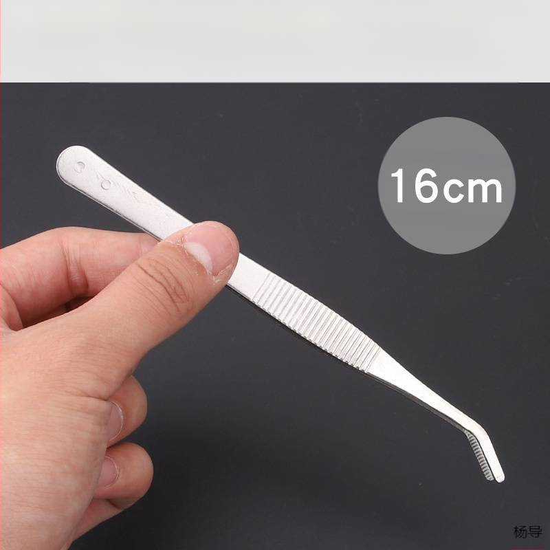 Nerūsējošā tērauda pincetes ar apaļu galvu, neslīdošas, garas akvārijiem (Yang Dao) - rokturis: Cits; gals: Cits; izcelsme: Ķīna