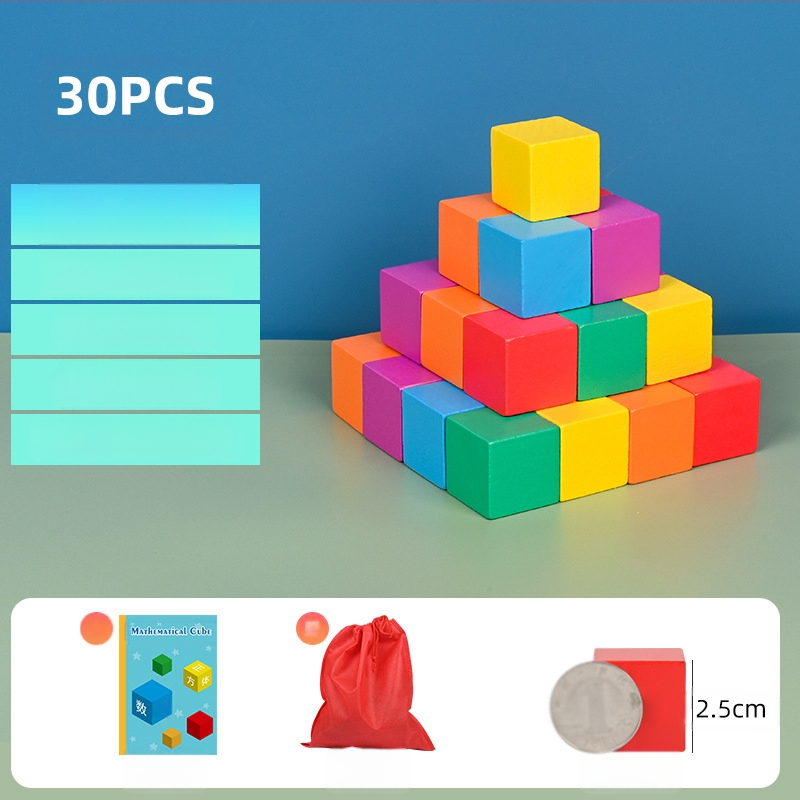 Ξύλινα εκπαιδευτικά οικοδομικά τουβλάκια μαθηματικών: ξύλο, ηλικίες 7–14 ετών, 0–38 τεμάχια, βαφή με βάση το νερό, πλάκα πυκνότητας