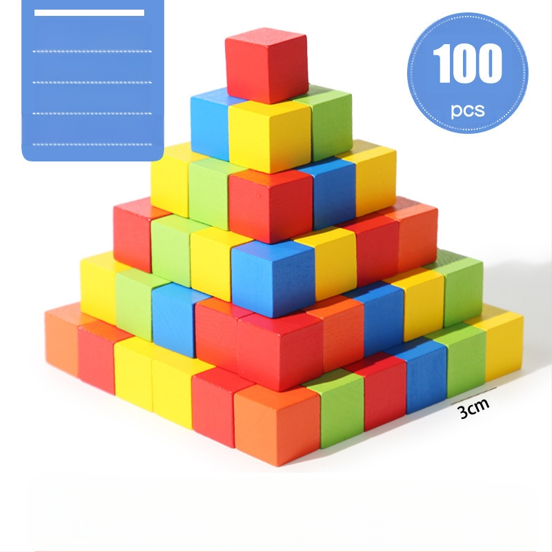 Ξύλινα εκπαιδευτικά οικοδομικά τουβλάκια μαθηματικών: ξύλο, ηλικίες 7–14 ετών, 0–38 τεμάχια, βαφή με βάση το νερό, πλάκα πυκνότητας