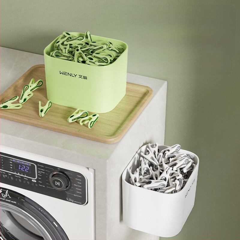 Džiovinimo klipsas kojinėms, stiprus įspaudimas, modelis 4108/5053, plastikas, dėžutėje 36 vnt.