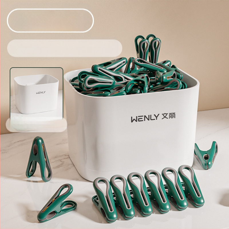 Džiovinimo klipsas kojinėms, stiprus įspaudimas, modelis 4108/5053, plastikas, dėžutėje 36 vnt.