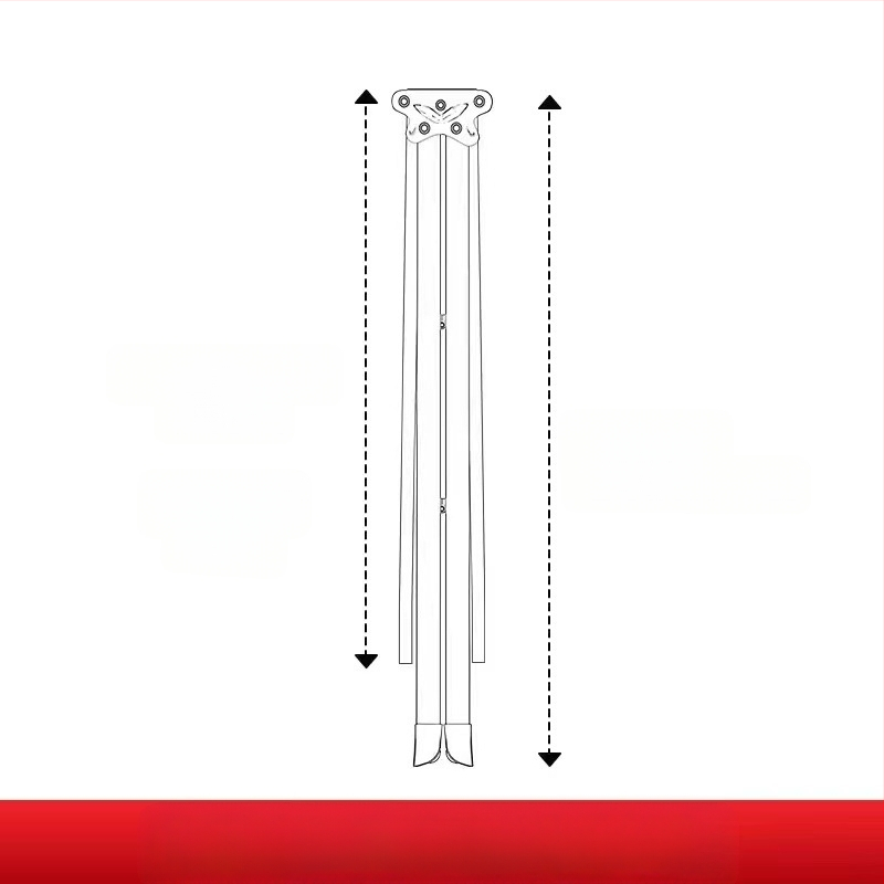 Pakabinama drabužių džiovyklė, fiksuota, apvali su klipu tipu, iš anglinio plieno
