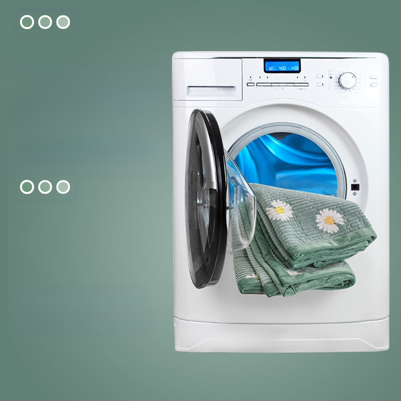 Liuyi спален чаршаф от млечен велюр, геометричен орнамент, модерен минималистичен стил, реактивно боядисан