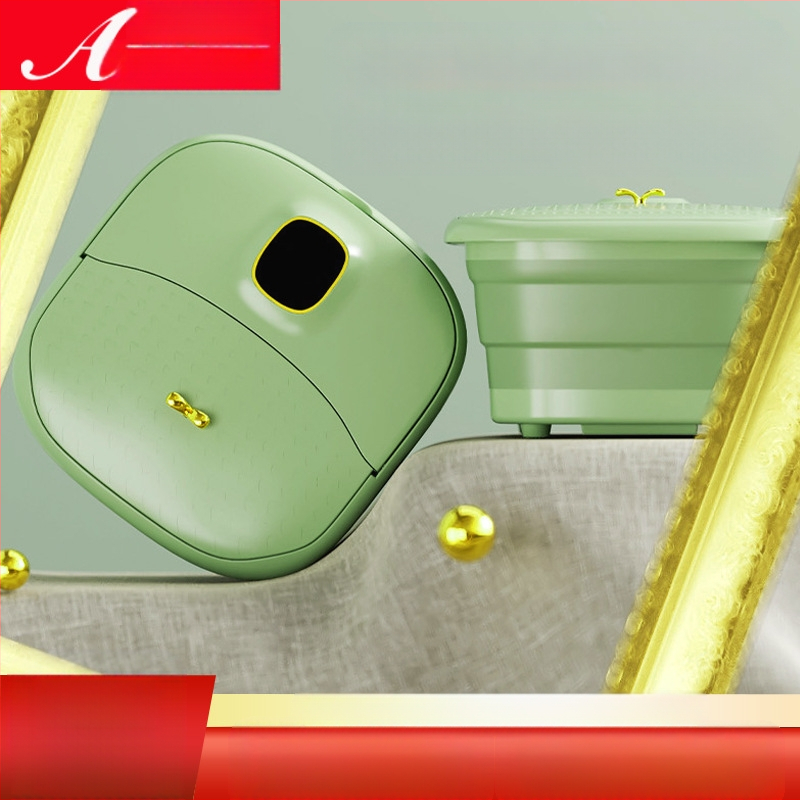 Nešiojama sulankstoma pėdų vonelė su automatinė masáže ir termostatine šildymu, vidinis gylis 20–30 cm