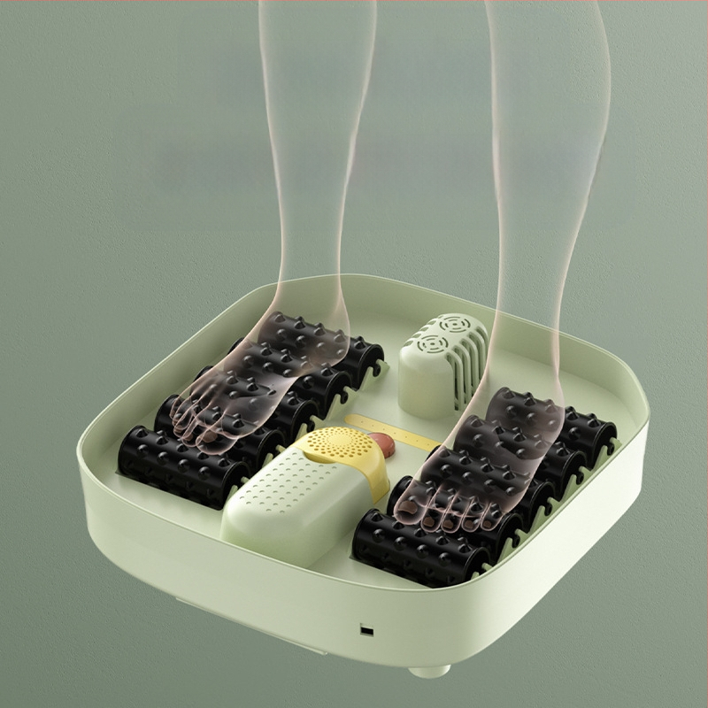 Nešiojama sulankstoma pėdų vonelė su automatinė masáže ir termostatine šildymu, vidinis gylis 20–30 cm