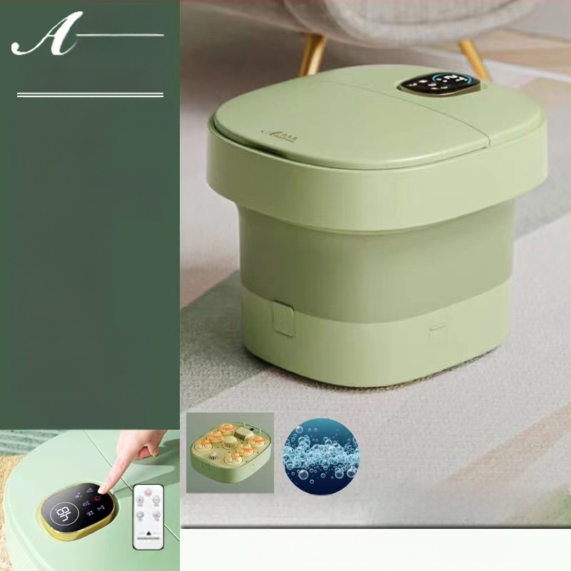 Nešiojama sulankstoma pėdų vonelė su automatinė masáže ir termostatine šildymu, vidinis gylis 20–30 cm