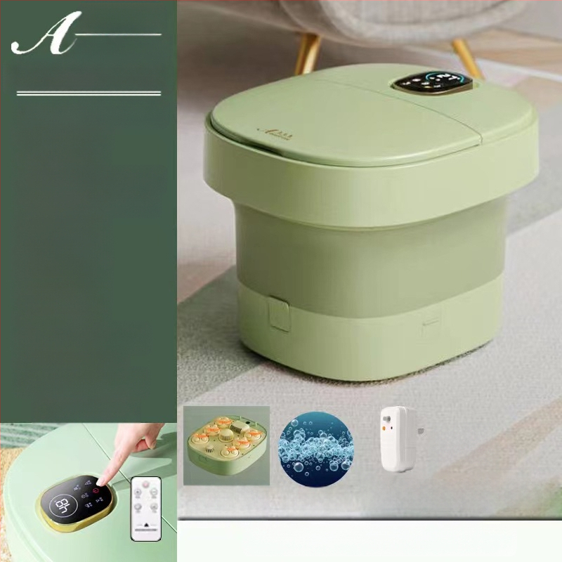 Nešiojama sulankstoma pėdų vonelė su automatinė masáže ir termostatine šildymu, vidinis gylis 20–30 cm