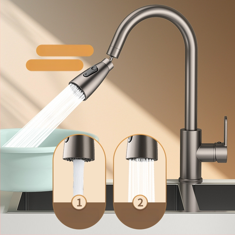 Varinis universalus galvos virtuvės prašytuvas, vieno sąnario dizainas, keramikinis kartridžo vožtuvas, pritaikoma apdaila