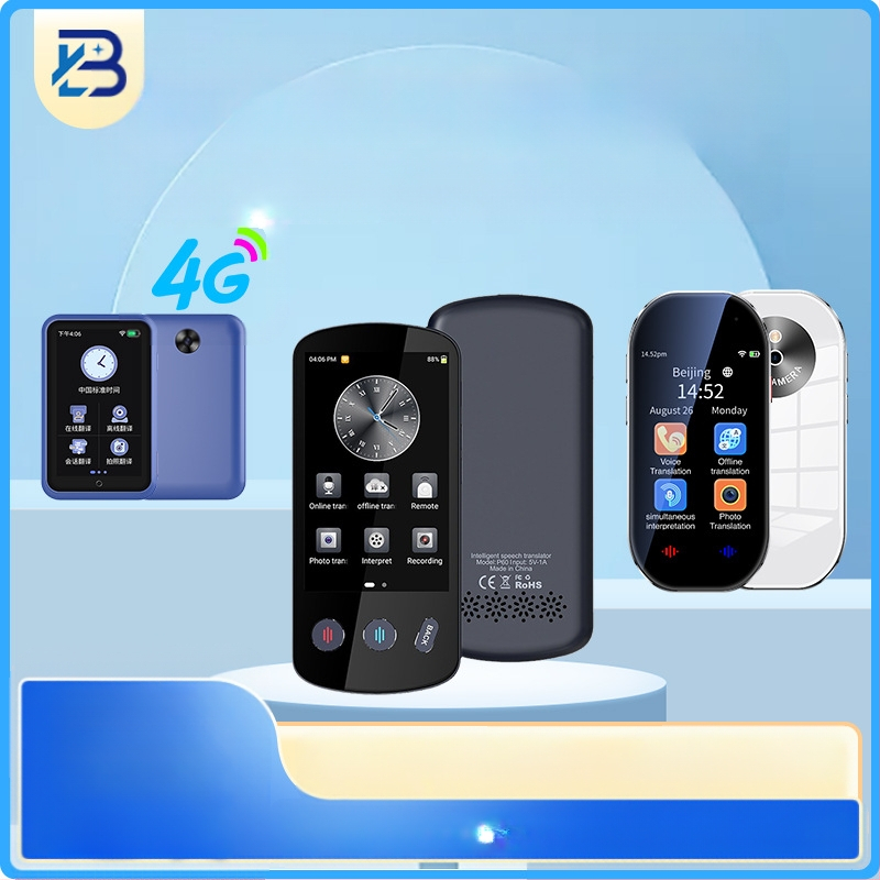 Daudzvalodu tulkotājs ar offline tulkojumu un tulkošanu pa mobilo tālrunī • Android pamatsistēma • Bluetooth atbalsts • Bezvadu darbības diapazons 5 m • Darbības režīms: pogu + skārienjūtīgs ekrāns