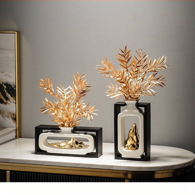 Namų dekoratyvinė figūra, rankų darbo, augalo motyvas, naujas kinietiškas stilius, medžiaga: plastikas ir derva