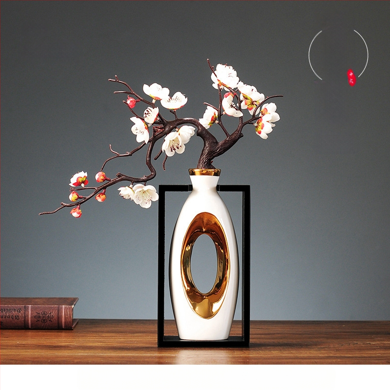 Namų dekoratyvinė figūra, rankų darbo, augalo motyvas, naujas kinietiškas stilius, medžiaga: plastikas ir derva