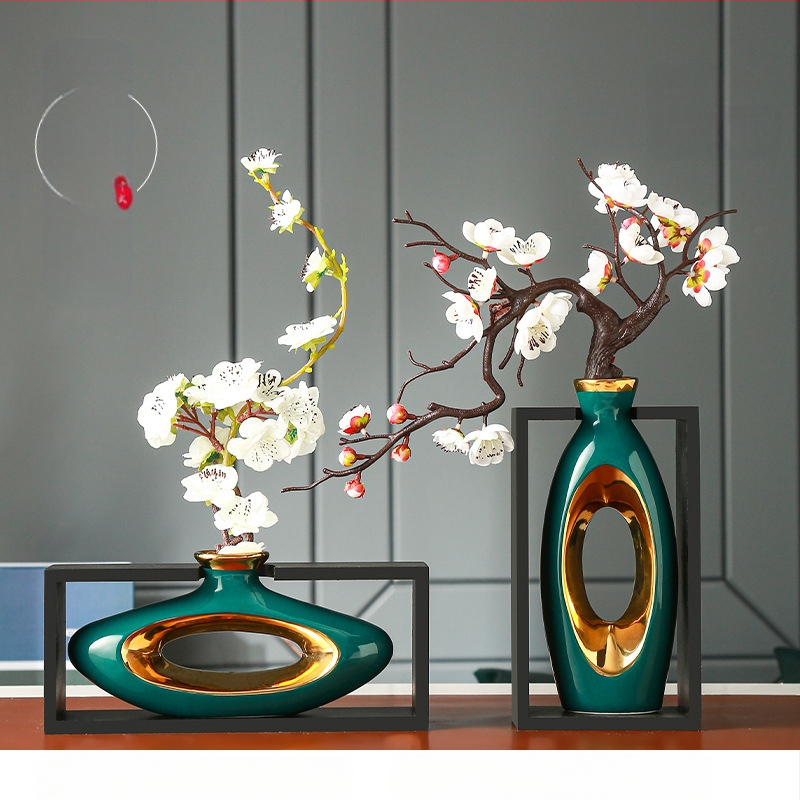 Namų dekoratyvinė figūra, rankų darbo, augalo motyvas, naujas kinietiškas stilius, medžiaga: plastikas ir derva