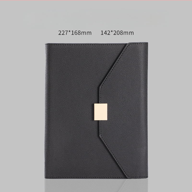 Σημειωματάριο Ness με αποσπώμενα φύλλα, Dowling χαρτί, 80 g, 200 σελίδες, PU κάλυμμα, επιχειρηματικό γραφείο στυλ