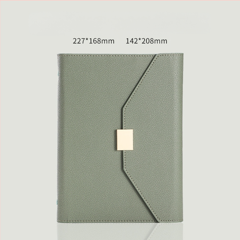 Σημειωματάριο Ness με αποσπώμενα φύλλα, Dowling χαρτί, 80 g, 200 σελίδες, PU κάλυμμα, επιχειρηματικό γραφείο στυλ