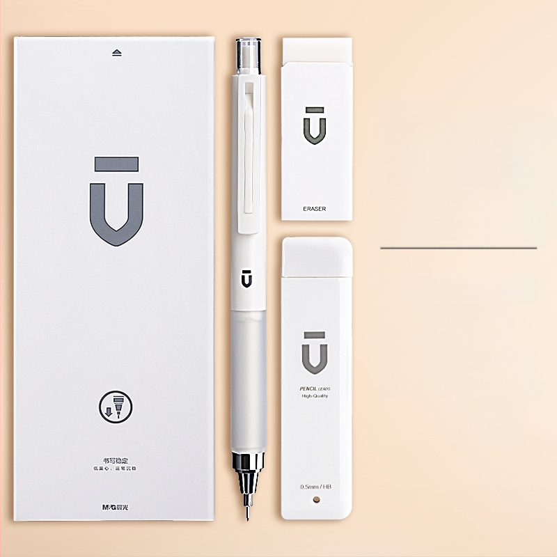 Automatinis pieštukas mokiniams, M&G ženklas, plastmasinis korpusas, automatinis mechanizmas