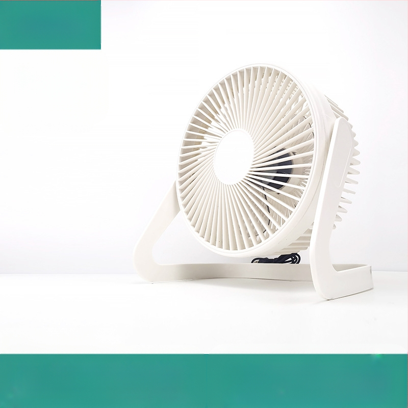 USB настолен вентилатор, 5 лopatки, 2 скорости, 2,5 W, тих до 36 dB