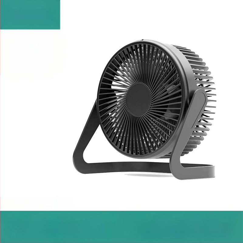 USB настолен вентилатор, 5 лopatки, 2 скорости, 2,5 W, тих до 36 dB