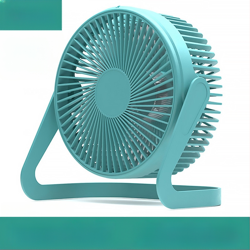 USB настолен вентилатор, 5 лopatки, 2 скорости, 2,5 W, тих до 36 dB