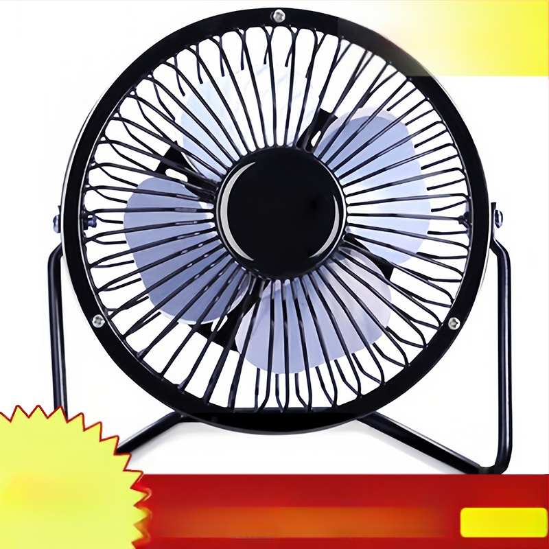 USB настолен вентилатор, 5 лopatки, 2 скорости, 2,5 W, тих до 36 dB