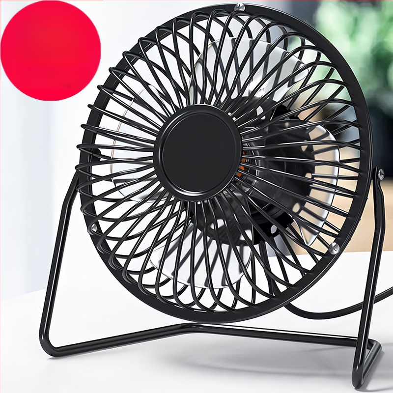 USB настолен вентилатор, 5 лopatки, 2 скорости, 2,5 W, тих до 36 dB